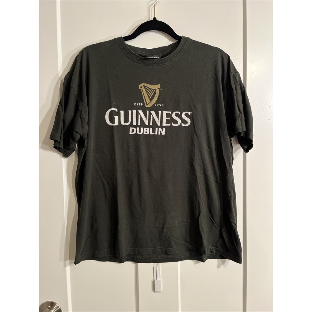 Guinness Official Merchandise Tshirt Green Unisex Size Large